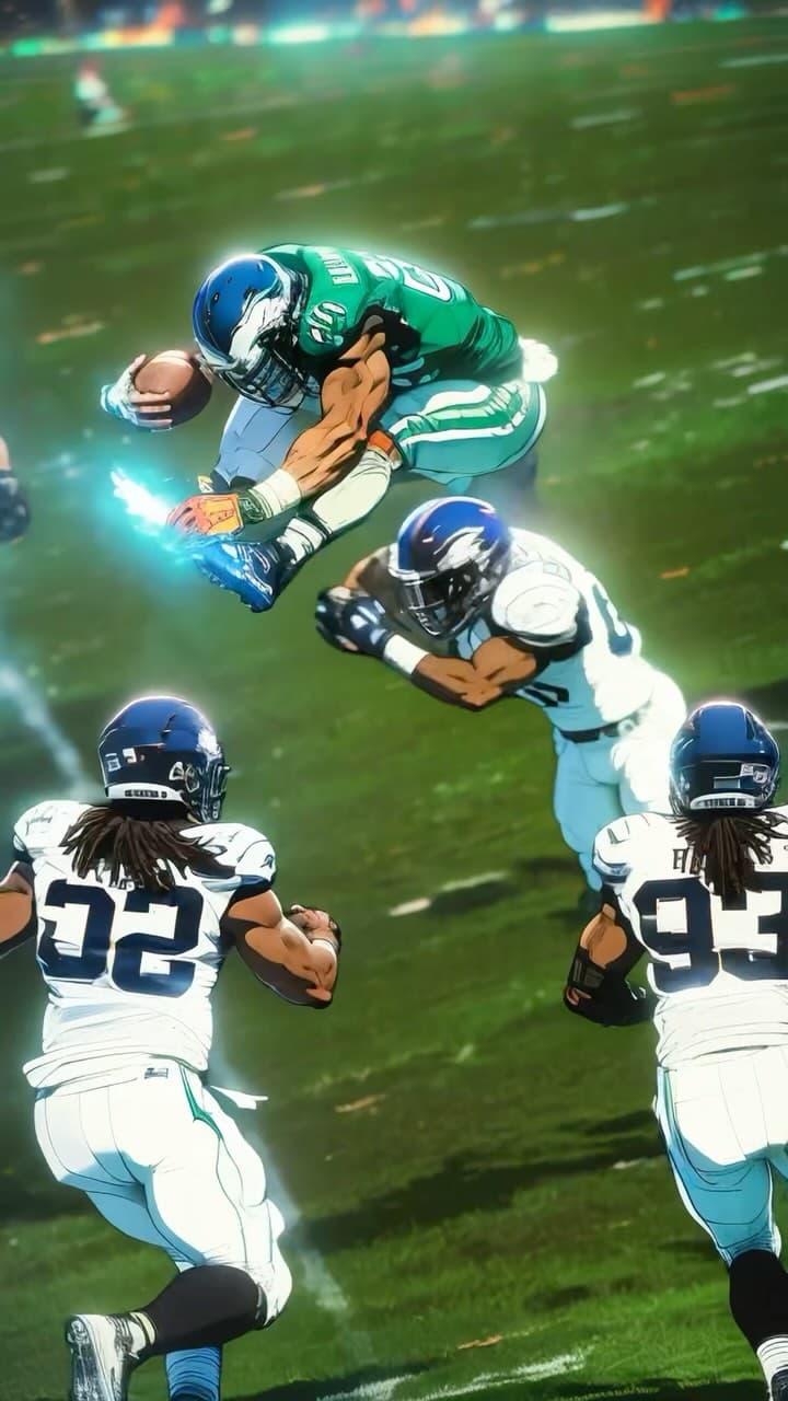 Saquon Barkley anime style
🏈: @saquon @philadelphiaeagles
🎥 @nfl @nflonprime
#nfl #nflhighlights #saquonbarkley #philadelphiaeagles #sports #anime #shorts #nfledits #eagles #animation #fyp #viral #ai #madewithmagichour