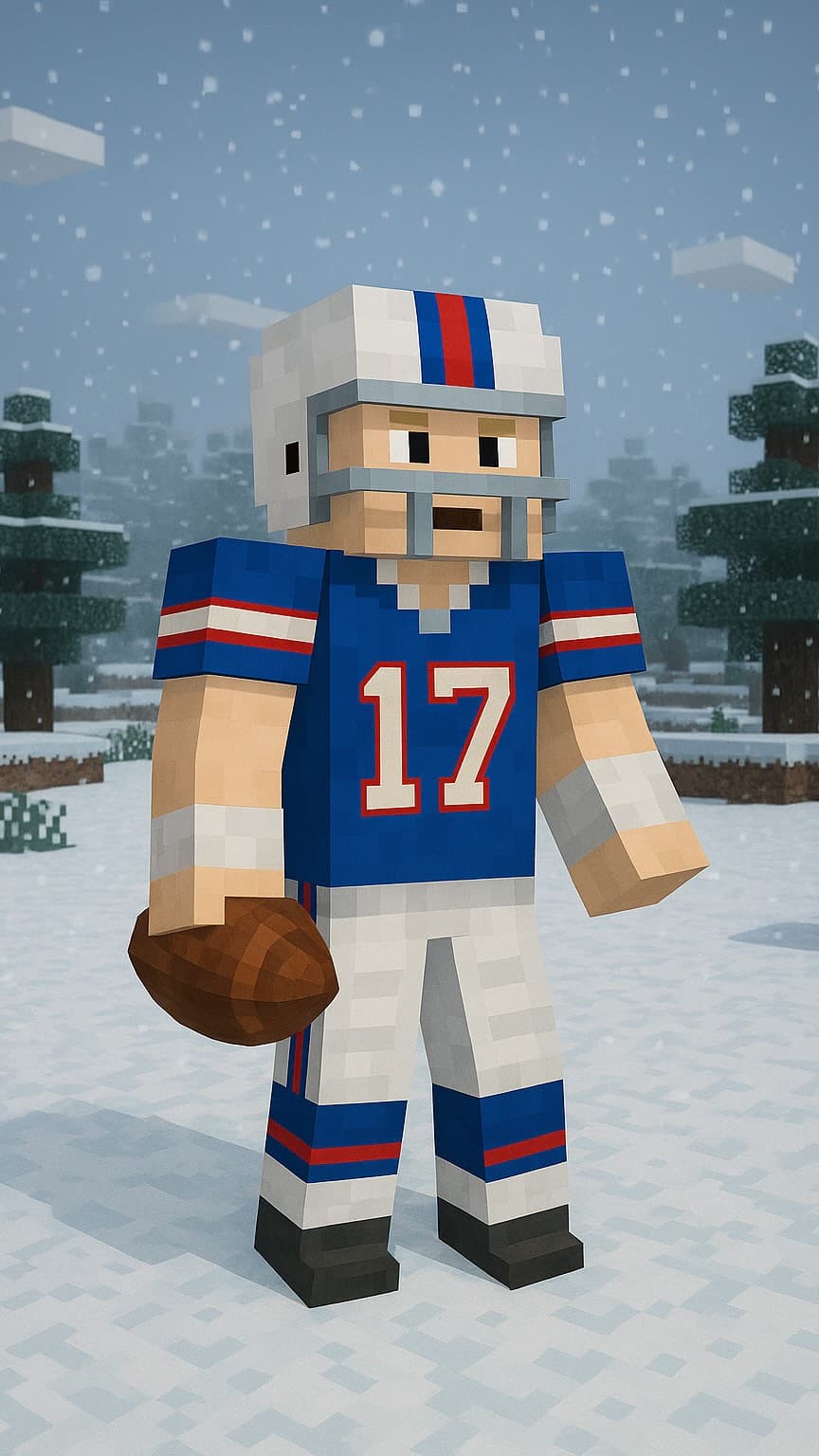 Josh Allen Minecraft edit 👀‼️|| #joshallen #buffalo #buffalobills #nfl #football #edit #nflfootball #footballedit #fyp #viral #trending #billsmafia🏈 #targetaudience